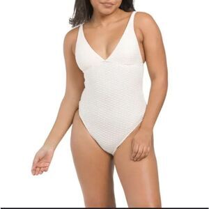 SPLENDID LADIES ONE PIECE BATHING SUIT ADJUSTABLE STRAPS REMOVABLE PADDING NWOT